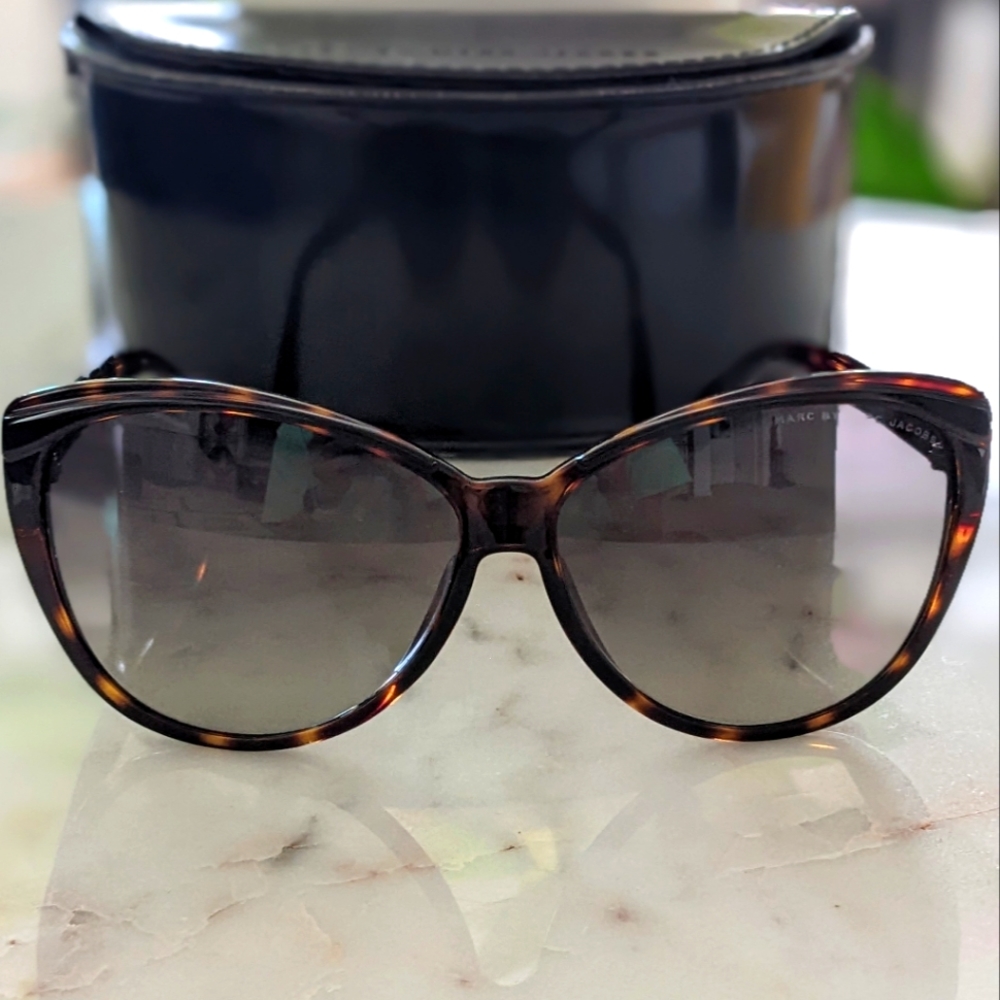 Marc by Marc Jacobs Cat Eye Tortoise Shell Sunglasses